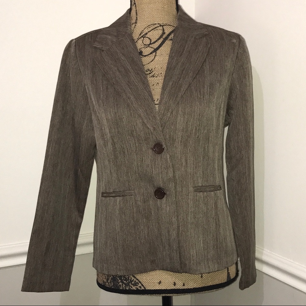 Brown/tan blazer | Size: 8 petite